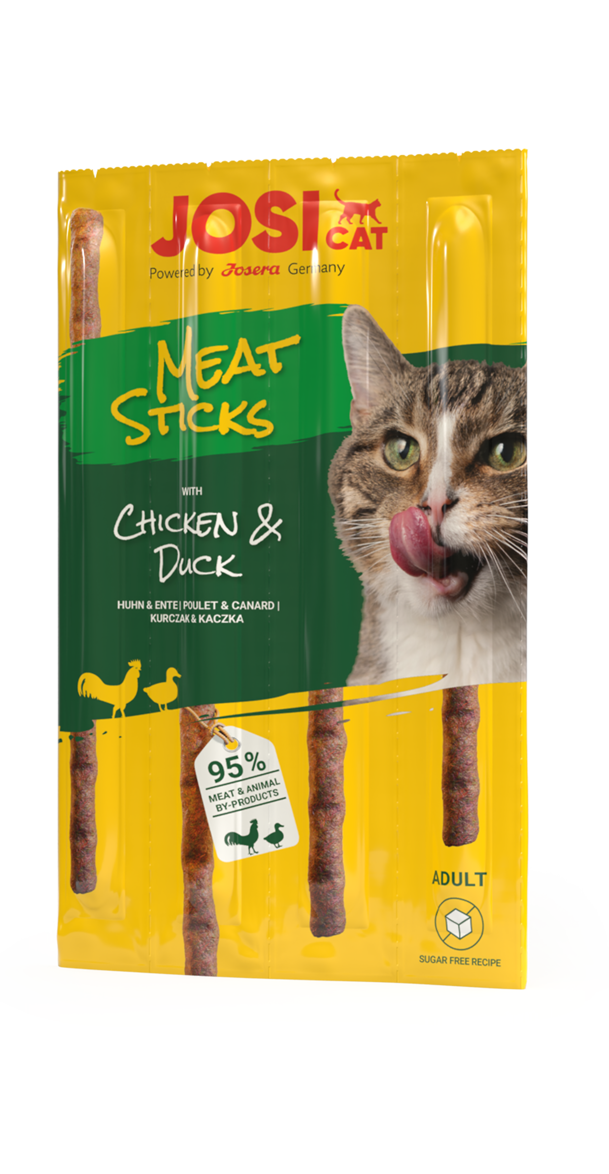 JOSICAT MEAT STICKS CHICKEN & DUCK