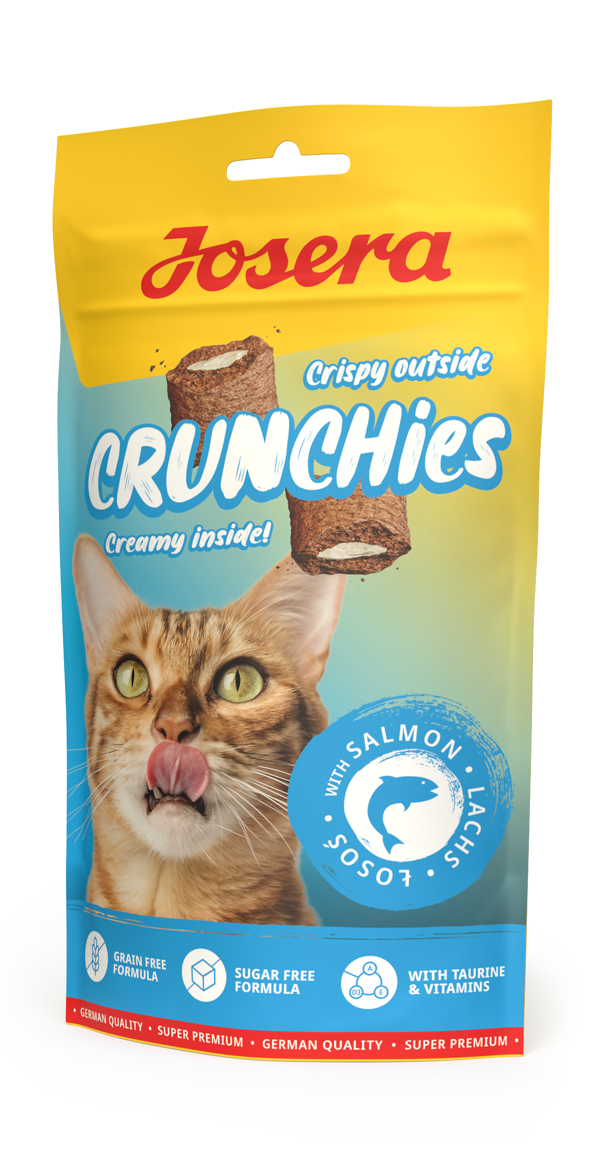 CRUNCHIES WITH SALMON