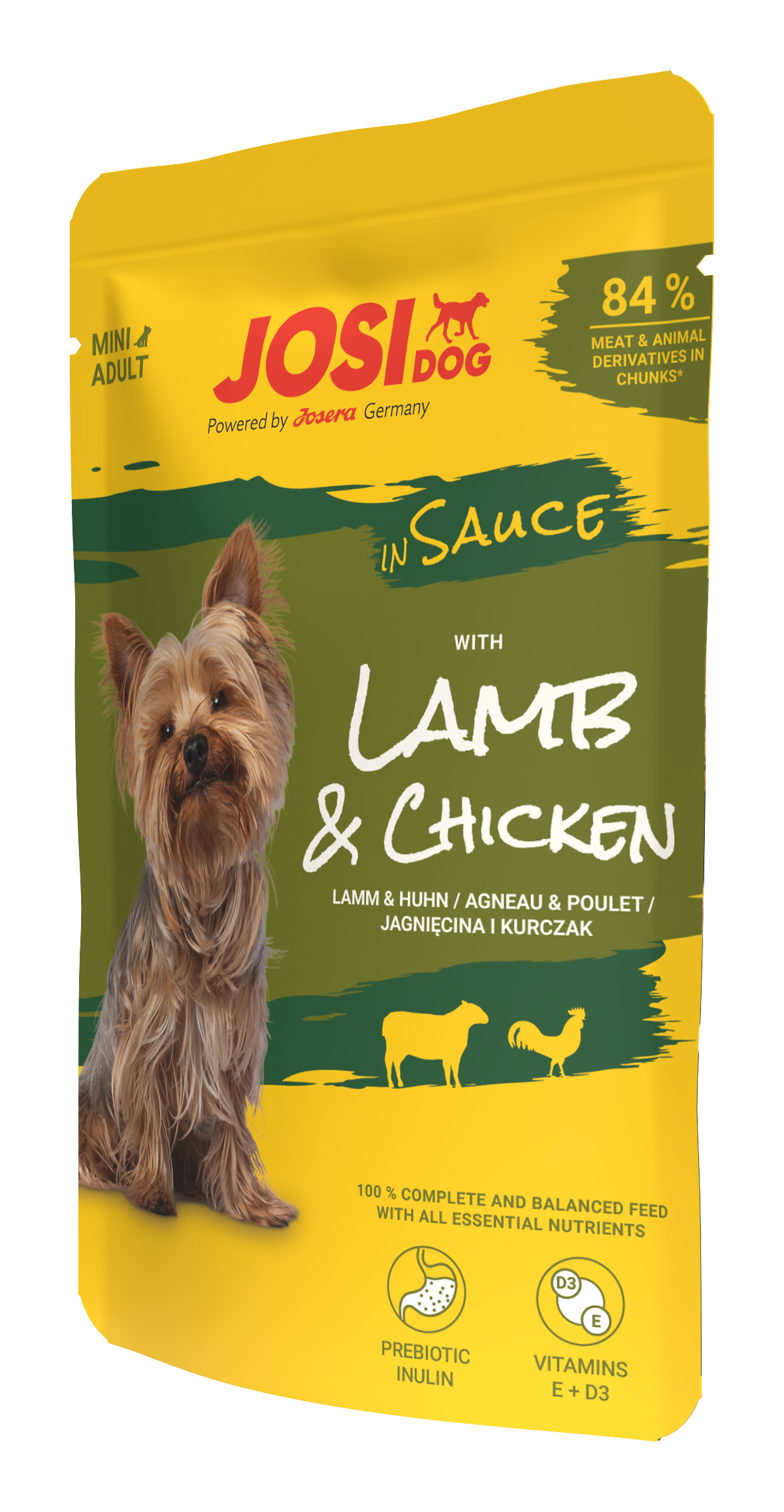 JOSIDOG MINI LAMB & CHICKEN IN SAUCE