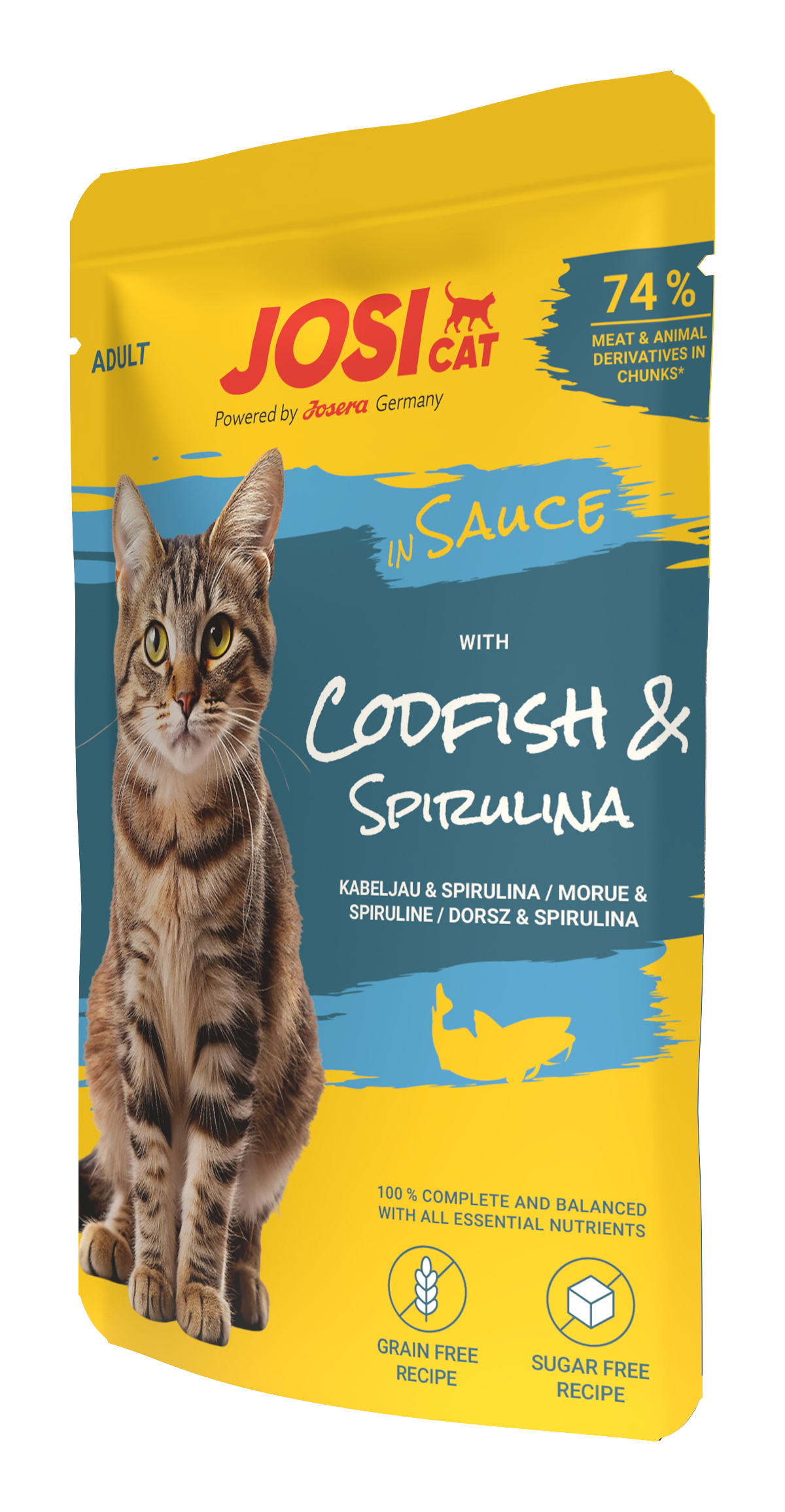 JOSICAT WITH CODFISH IN SAUCE
