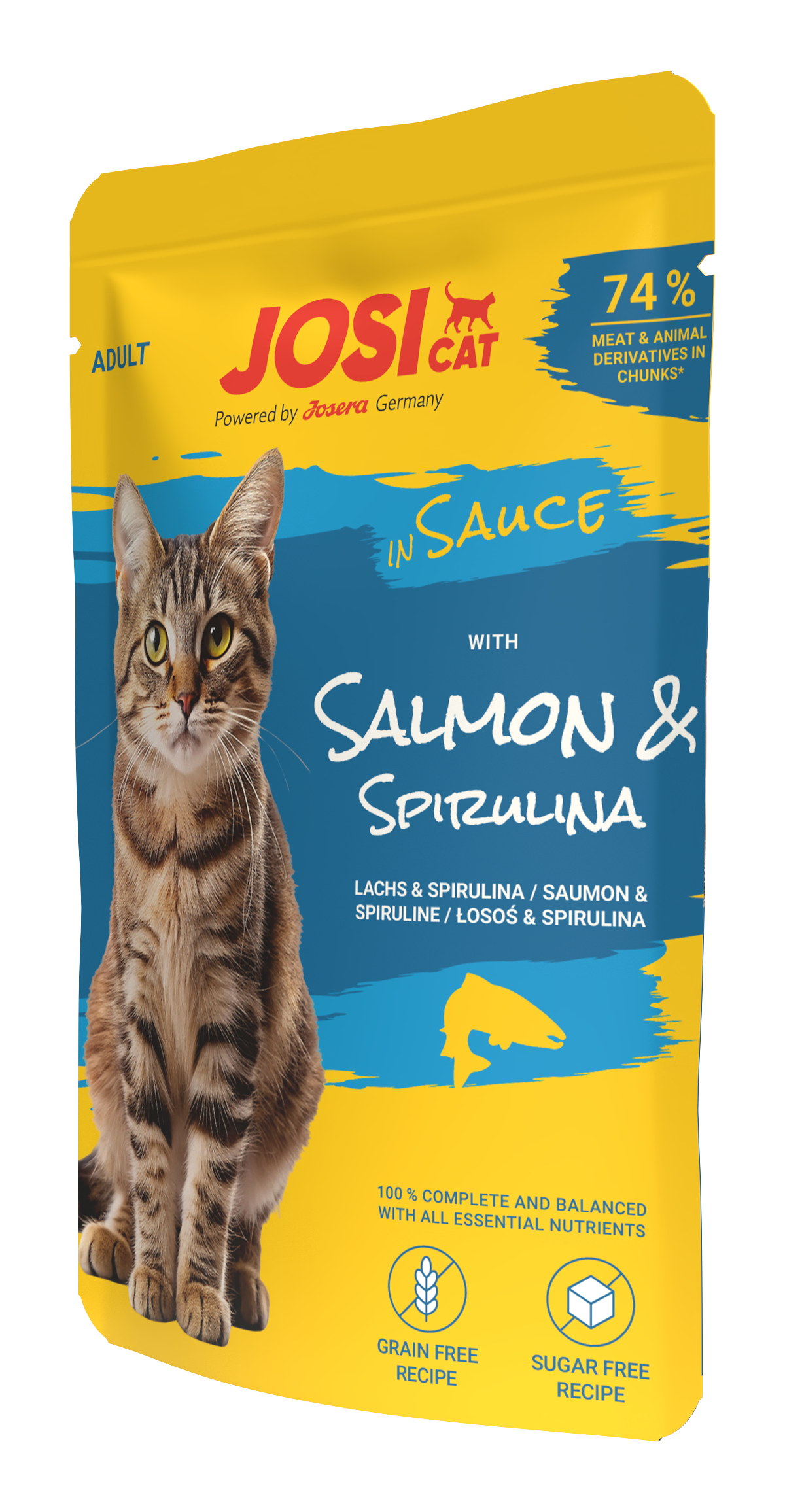 JOSICAT WITH SALMON IN SAUCE