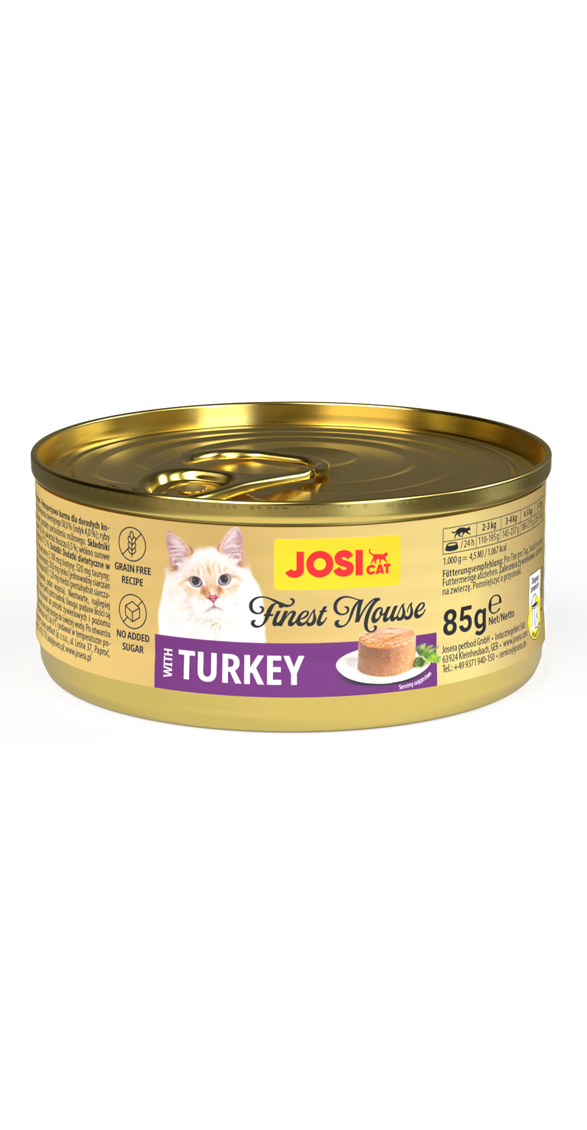 JOSICAT FINEST MOUSSE WITH TURKEY