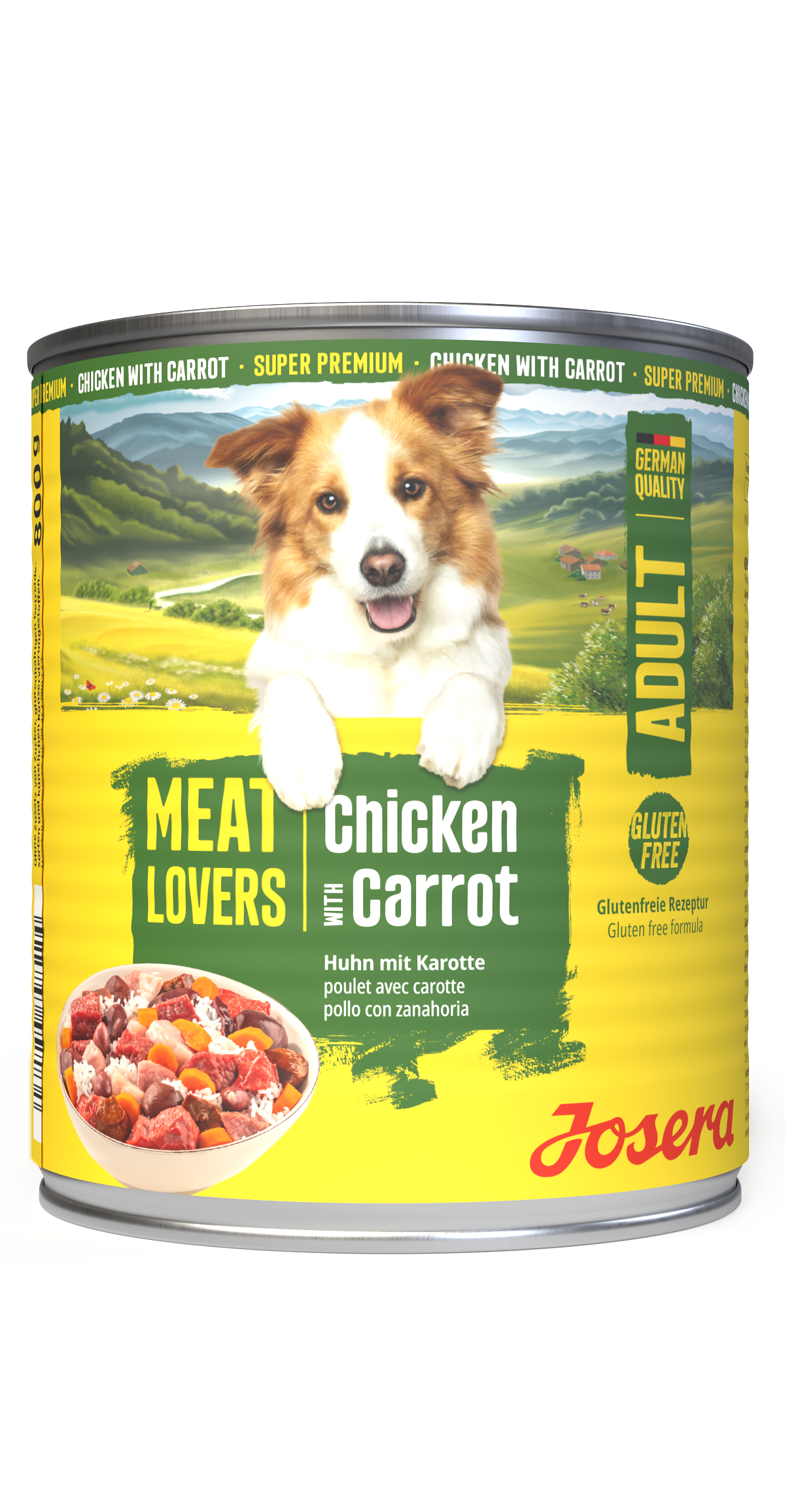 MEAT LOVERS MENU CHICKEN WITH CARROT